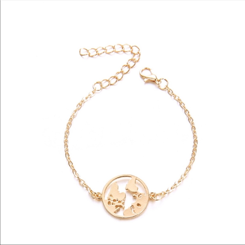 ‘Florence’ boho rose gold beaded bracelet set - Picture 2 of 5